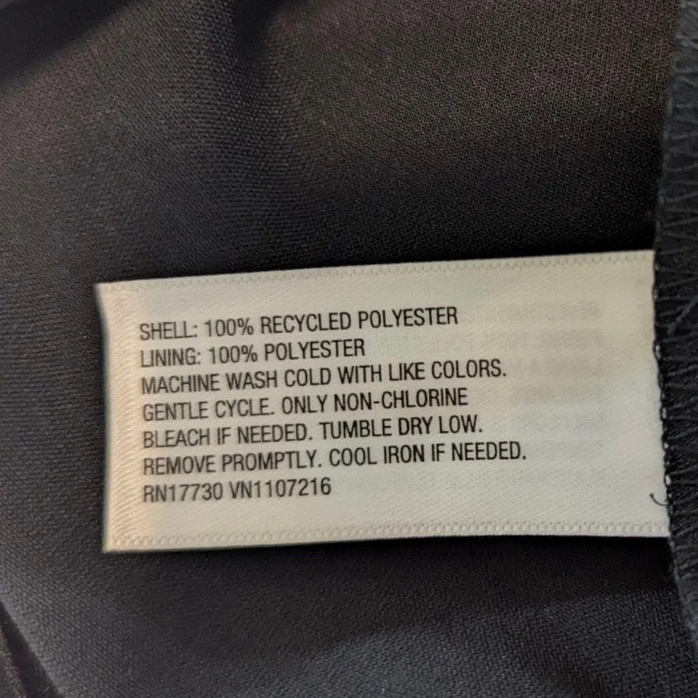 NWT Isabel Maternity by Ingrid & Isabel Asymmetrical Black Dress, Size Large